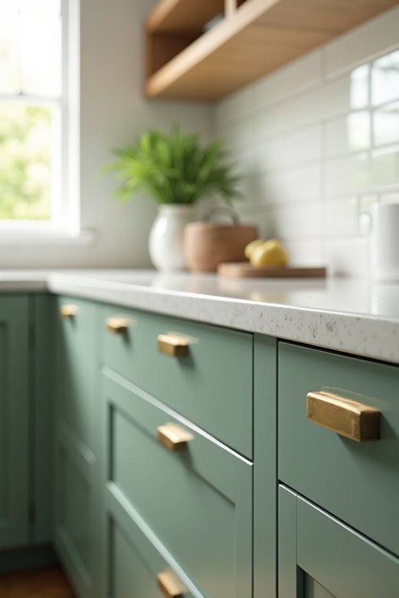 green cabinets dominate 2026 trends