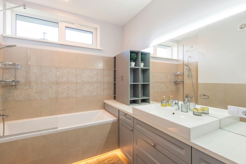 half bathroom design tips