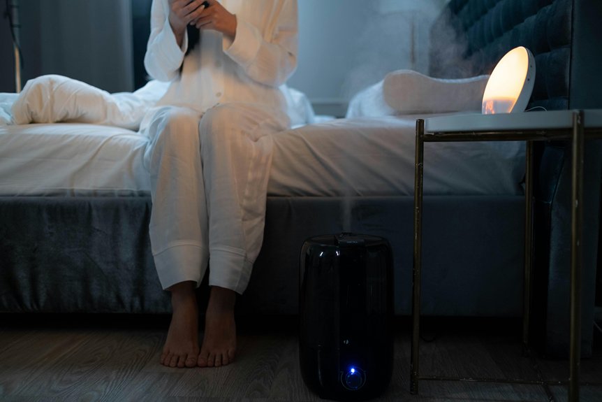 humidifier placement in bedroom