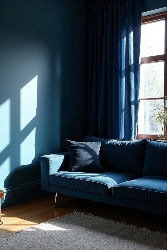 What Color Should I Paint My Living Room This Year 5 inky blues create moody retreat