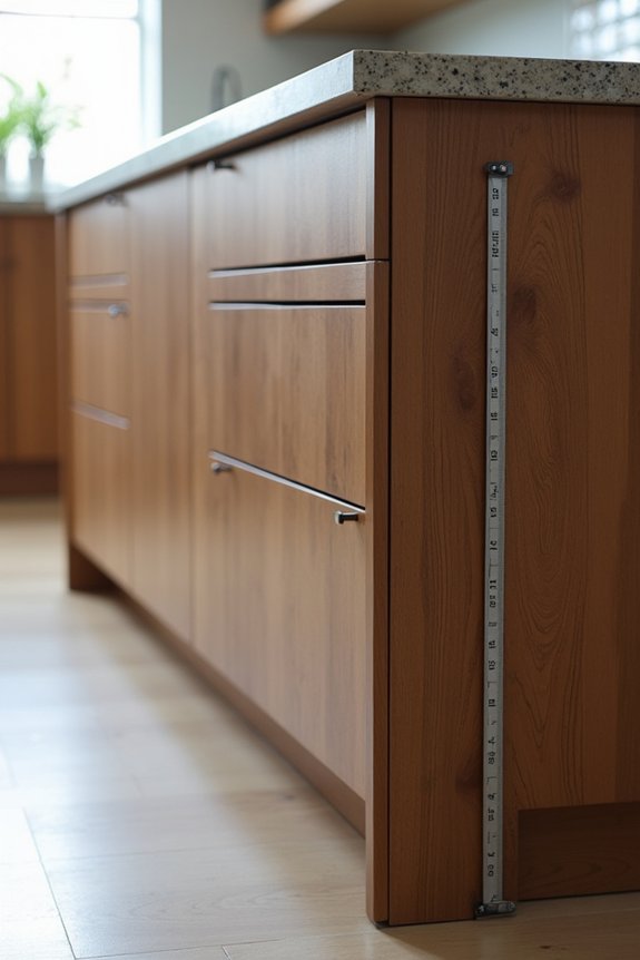 How Deep Are Kitchen Cabinets and How to Measure Them 10 island cabinet depth options and considerations