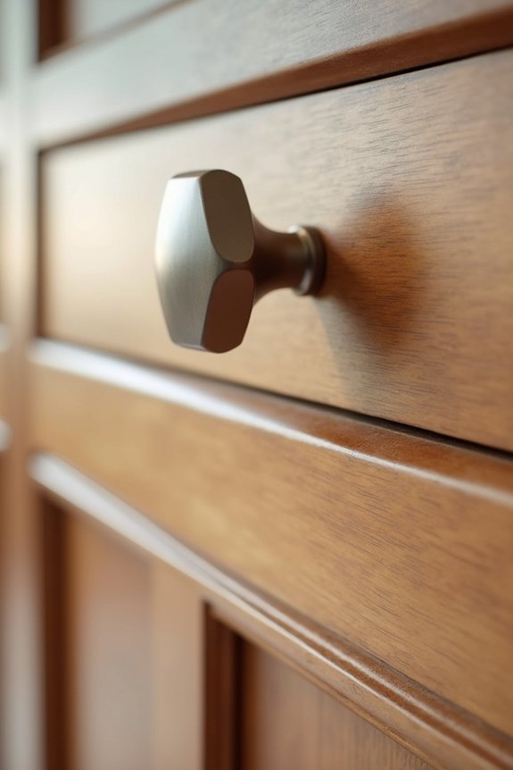 10 Tips for Putting Handles on Kitchen Cabinets 4 knobs on doors pulls on drawers