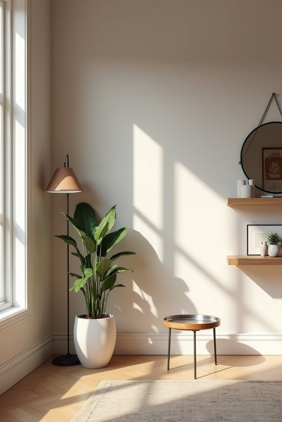 10 Smart Ideas for What to Put in That Empty Corner of Your Living Room 10 layered corner vignette for cohesion