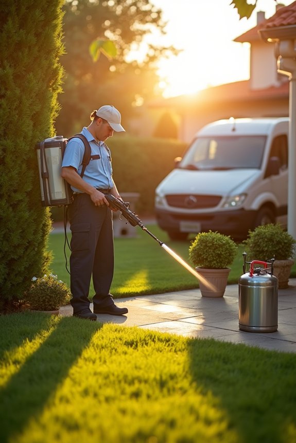 licensed mosquito control professionals specifics in writing