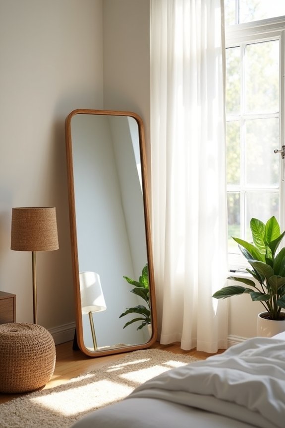 mirrors brighten rooms with windows