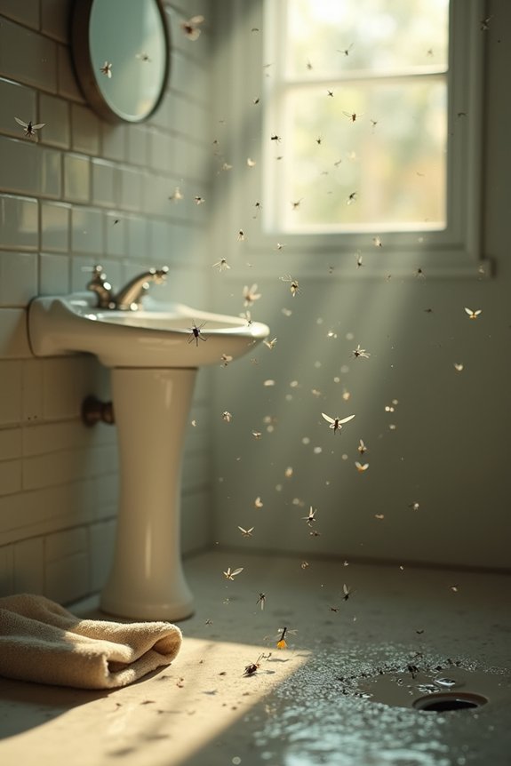 Why Are There Gnats in My Bathroom? 6 moisture debris drains attract