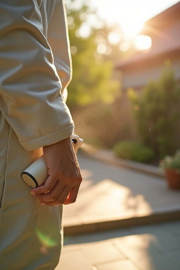permethrin treated clothing provides lasting protection