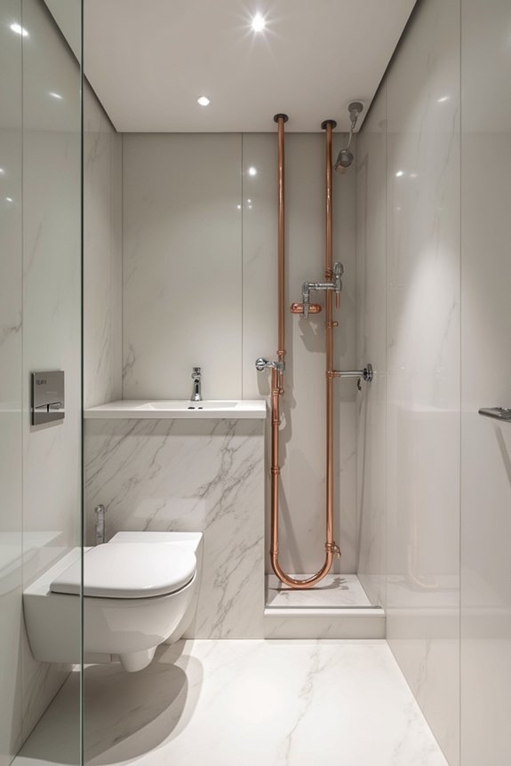 plumbed electrical ventilated half bath