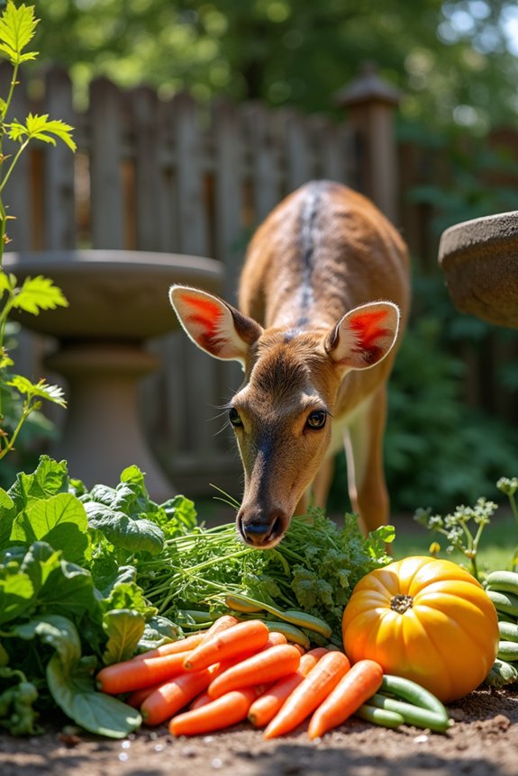 seasonal deer friendly produce rotation