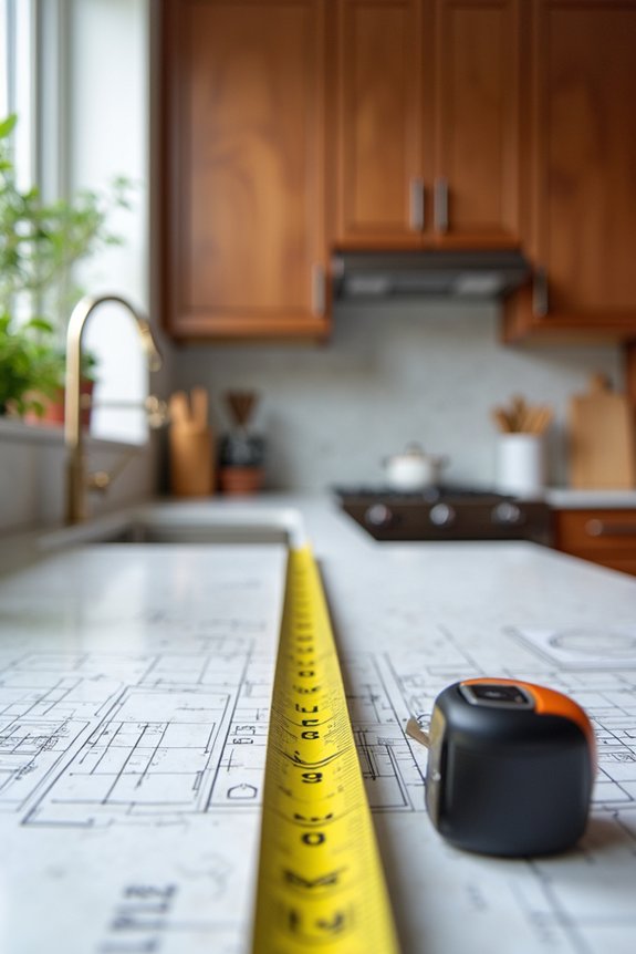 How Deep Are Kitchen Cabinets and How to Measure Them 5 sketch kitchen layout on graph paper