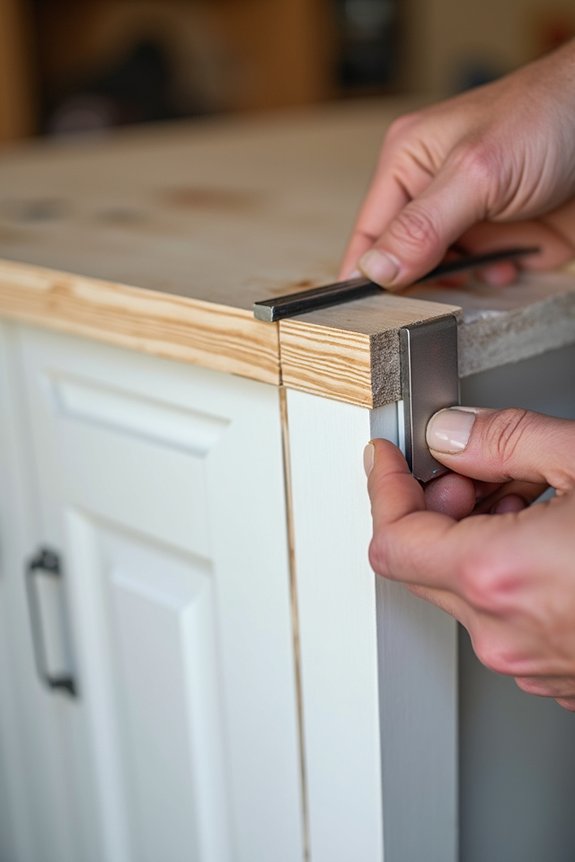 10 Tips for Putting Handles on Kitchen Cabinets 8 test door swing measure gaps adjust hinges