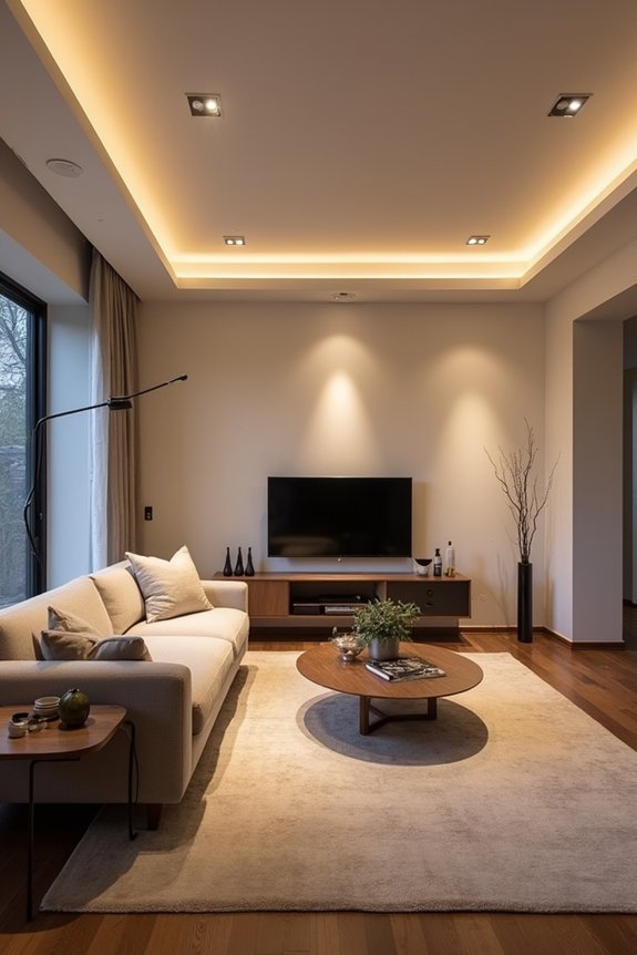 10 Tips for Where to Place Pot Lights in Your Living Room 5 three foot wall clearance lighting balance