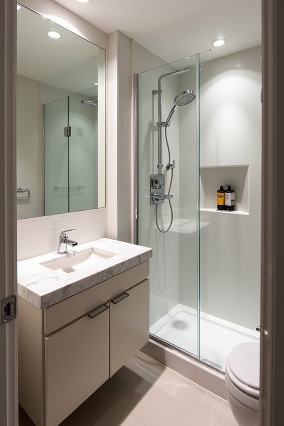 three quarter bathroom practicality and cost