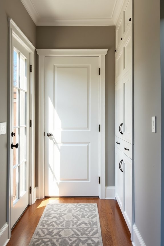 unified door trim paint hardware harmony