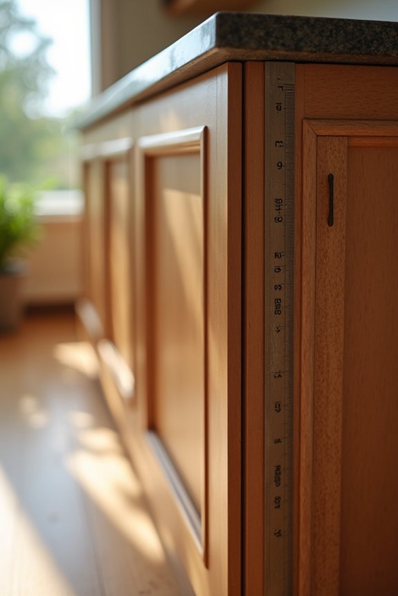 How Deep Are Kitchen Cabinets and How to Measure Them 9 wall to front cabinet depth alignment