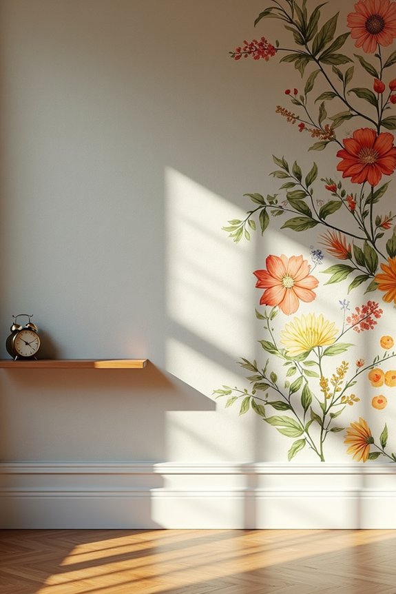 wallpaper adds color texture focal wall